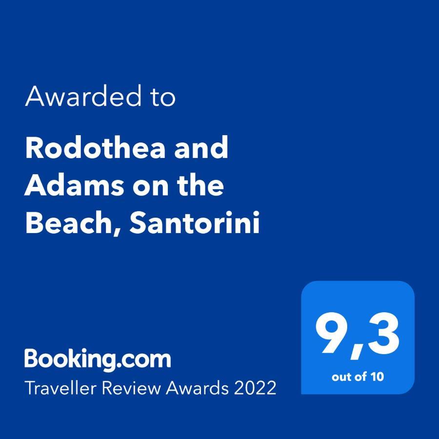 Rodothea And Adams On The Beach, Santorini Monolithos  Bagian luar foto