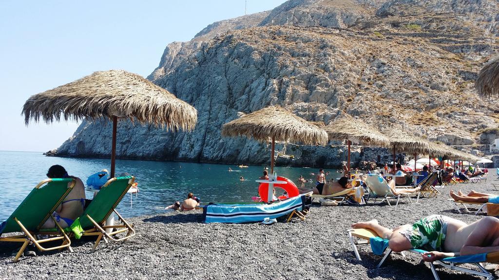 Rodothea And Adams On The Beach, Santorini Monolithos  Bagian luar foto